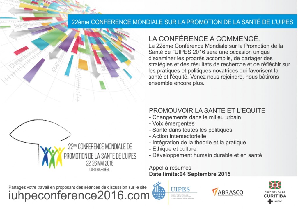 22e conférence mondiale sur la promotion de la santé